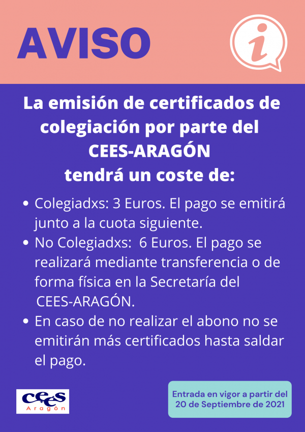 210920 Cobro certificado colegiación