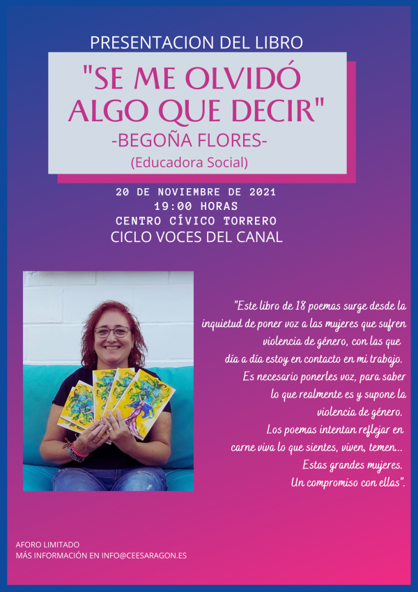 211120 Presentación Begoña Flores